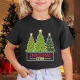 thumbnail image 2 of Bainana Christmas T Shirts For Girls Santa Tree Letter Print Short Sleeve Tees Comfortable Theme Party Tops Clothes, 2 of 4