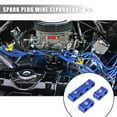 thumbnail image 2 of Unique Bargains 2 Set 8mm Car Auto Engine Spark Plug Wire Separator Looms Divider Organizer Clamp Aluminum Alloy Blue, 2 of 7