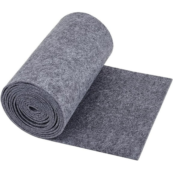 1 Roll 118x9.45 Inch Grey Felt Roll Non Woven Felt Fabric Craft Felt Fabric for Patchwork Sewing Decoration Craft DIY 3mm Thick
