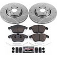 thumbnail image 3 of PowerStop Front Z23 Evolution Sport Carbon-Fiber Ceramic Brake Pad and Drilled & Slotted Rotor Kit Fits: LAND ROVER Select Models K4701, 3 of 10
