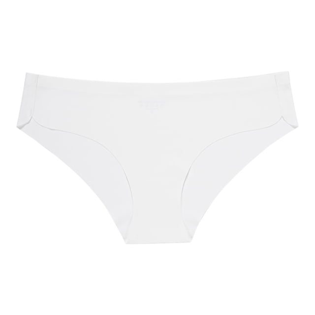 Braguitas sin costuras con cintura elástica sexy para mujer: braguitas tipo bikini con cintura elástica, poliéster-spandex suave, cómodas para el uso diario.