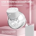 thumbnail image 3 of Wearable Breast Pump, Silicone Hands-Free Pump for Breastfeeding, Portable Breast Milk Catcher, Baby Feeding Pumps & Accessories Double-Sealed Manual Breast Pumps 12cm Flange,3 Modes 9 Levels, 3 of 10