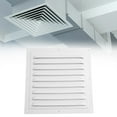 Metal Vent Cover Square Soffit Ventilation Louver Grille Cover with