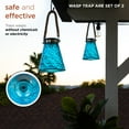 thumbnail image 5 of Alpine Corporation Indoor/Outdoor Solar Blue LED Wasp Trap Lights, Set of 2, 5 of 15