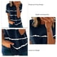 thumbnail image 1 of Women Summer T Shirt, Breathable Round Neck Women Short Sleeve T Shirt Loose Cut Skin Friendly  For Shopping ANGGREK Azul violáceo M, 1 of 5