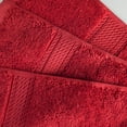 thumbnail image 5 of Superior 800 GSM Egyptian Cotton Heavyweight Bath Towel Set of 4, Red, 5 of 10