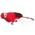 thumbnail image 2 of AMERTEER 2Pcs Foam Feather Artificial Parrot Imitation Bird Model Home Ornament (Green), 2 of 8