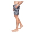 thumbnail image 6 of Rokka&Rolla Men's 7'' Tie Dye Swim Shorts with Compression Liner, 6 of 13