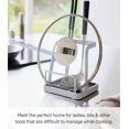 thumbnail image 2 of Yamazaki Home Lid and Ladle Stand - Large, White, Steel, Water Resistant, No Assembly, 2 of 7