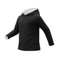 thumbnail image 2 of OGLCCG Teens Boys UPF 50+ Rash Guard Hoodie Kids UV Sun Protection Long Sleeve Shirt for Fishing Outdoor Beach Camping Shirts 5-15 Years, 2 of 5
