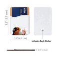thumbnail image 2 of WIRESTER Self-Adhesive PU Leather Card Holder Stick on Pocket Credit Card Case Pouch Wallet for Apple Samsung Motorola LG Smart Phones - Black White Brown Guinea Pig, 2 of 6