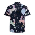 thumbnail image 3 of High Quality Hawaiian Shirts for Men Short Sleeve Aloha Beach Shirt Floral Summer Casual Button Down Shirts Blouses MB6AF4, 3 of 7