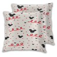 thumbnail image 2 of Fundas de almohada de Mickey Mouse, paquete de 2 fundas de almohada para sofá cama, sala de estar, 22" x 22", 2 of 8