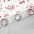 thumbnail image 4 of Erosebridal White Pink Cowgirl Hats Cherry Print Blackout Curtains Set of 2 (52x84 Each), Girly Western Window Curtains for Girls, 4 of 6