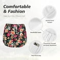 thumbnail image 4 of Hirioo Many Kind Of Flowers for Women's Double Layer Athletic Shorts High-Performance Gym Shorts with Inner Pocket, Elastic Waistband-Small, 4 of 7
