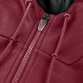 thumbnail image 3 of Men's Fanatics Wine Cleveland Cavaliers Back Door Cut Play Defender Full-Zip Hoodie, 3 of 3