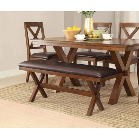 Better Homes & Gardens Maddox Crossing Dining Bench, Espresso