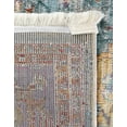 thumbnail image 3 of Unique Loom Baracoa Collection Area Rug - Miramar (8' x 10' Rectangle Light Blue/Blue), 3 of 7