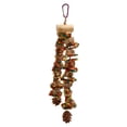 thumbnail image 2 of Safe Log ParakeetsChewing Toy Beak Grinding Beak Exercise Toy For Parrots Log Nut Pine Cone Corn Leaf Hanging Bird Cage Toys For Medium Large Birds Nut, 2 of 8