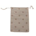 thumbnail image 4 of 10 bolsas de para , margaritas/puntos, yute, de joyería, bolsa con cordón, 4 of 8