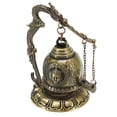 thumbnail image 1 of chino Fengshui Bell Toy Tibetano para adornos para el hogar Decoración Cabeza de buda Zulema campana de dragón, 1 of 5