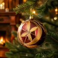 thumbnail image 5 of Aurorax Shatterproof Christmas Ball Ornaments Set,6 Pcs Christmas Baubles for Xmas Tree Decoration,Floral Plastic Hanging Pink Holiday Ornament Set for Christmas Tree Indoor Home Decor, 5 of 7