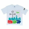 Personalized Chuggington Ride the Rails Silhouette Kids' T-Shirt, White