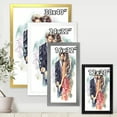 thumbnail image 4 of Designart 'Romantic Couple Ith Champagne Glasses At New Year Party' Traditional Framed Art Print, 4 of 4