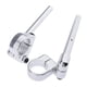 thumbnail image 4 of Manillar de aleación CNC de 52 mm Empuñaduras Clip ajustable en horquilla para moto Plata Sharpla Manillar de tubo de horquilla, 4 of 7