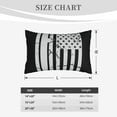 thumbnail image 4 of Sikiie Submarine Vintage Flag Print Plush Pillow Cover, Wrinkle-proof and Stain-resistant Pillow Protector without Pillow Core, Home Decoration-14"x20", 4 of 6
