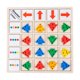 thumbnail image 2 of Tablero de rompecabezas creativo, Aprendizaje Pensamiento lógico geométrico Material didáctico Animales Wandteppich Montessori Sunnimix Rompecabezas sensorial de madera, 2 of 6