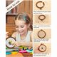 thumbnail image 4 of 20 Uds Aros de Bordado CíRculo de Bordado de Madera Imitado CíRculo de de Exhibición Redondo, 4 of 5