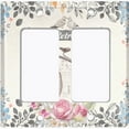 thumbnail image 6 of Metal Light Switch Plate Cover Vintage Retro Postal Floral Bicycle Card FLW124, 6 of 13