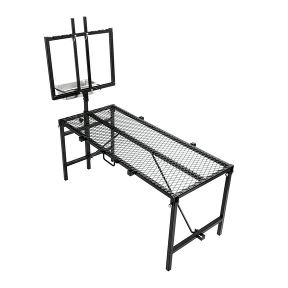 Goat Horned Milking Stand w/ Feed Bin For Sheep Trimming Hoof Adjustable size