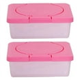 thumbnail image 1 of 2X Caja de Papel de Seda Y HúMeda Cuidado Toallitas para Bebés Servilleta Caja de Almacenamiento Contenedor, 1 of 3