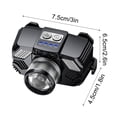 thumbnail image 3 of Binmer Strong Light Headlights Super Bright Charging Long Range Household External Wearable Sensing, 3 of 7