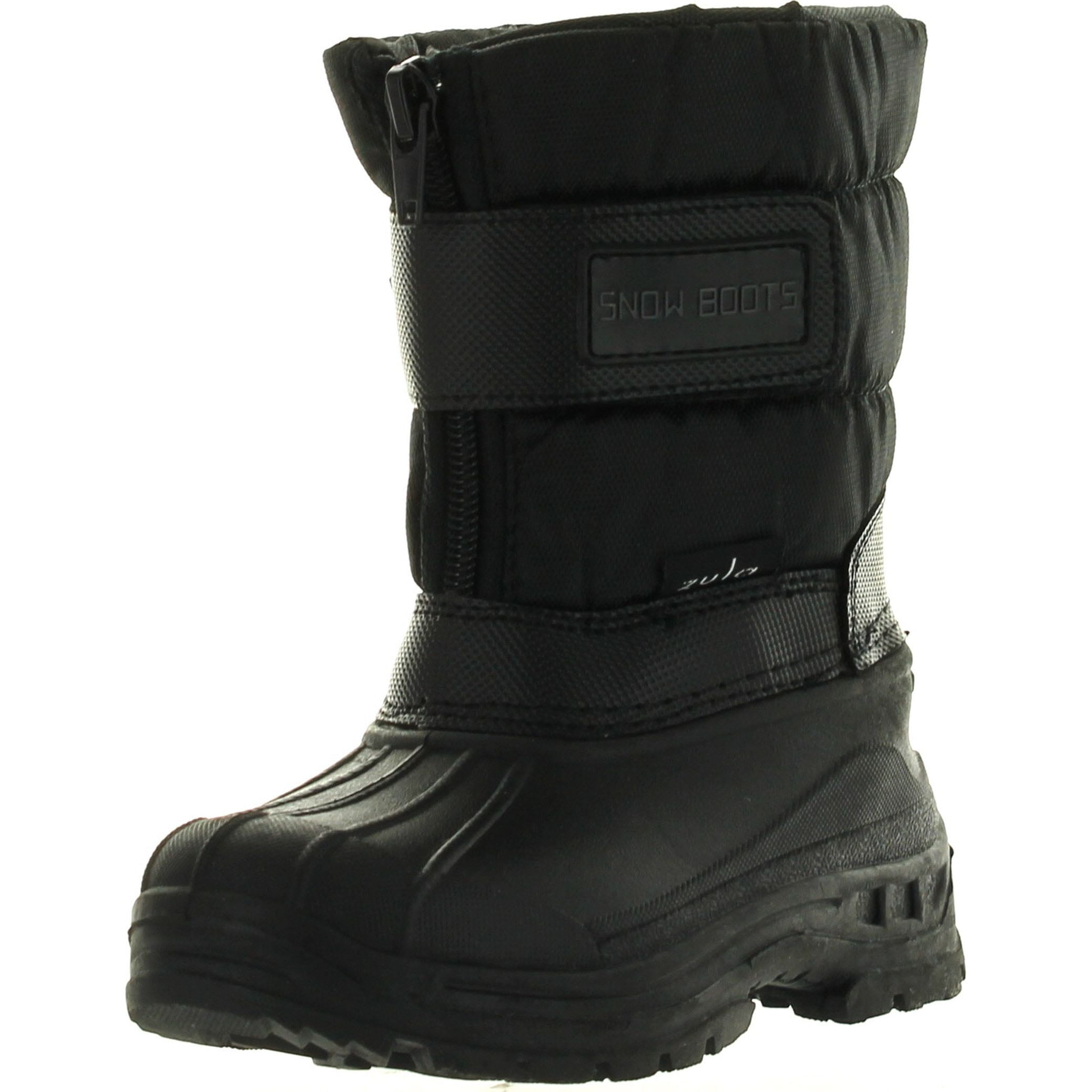 Static Kids Boys and Girls BHD-11 Cute Waterproof Winter Kids Snow Boots Adjustable Closure by Static Footwear