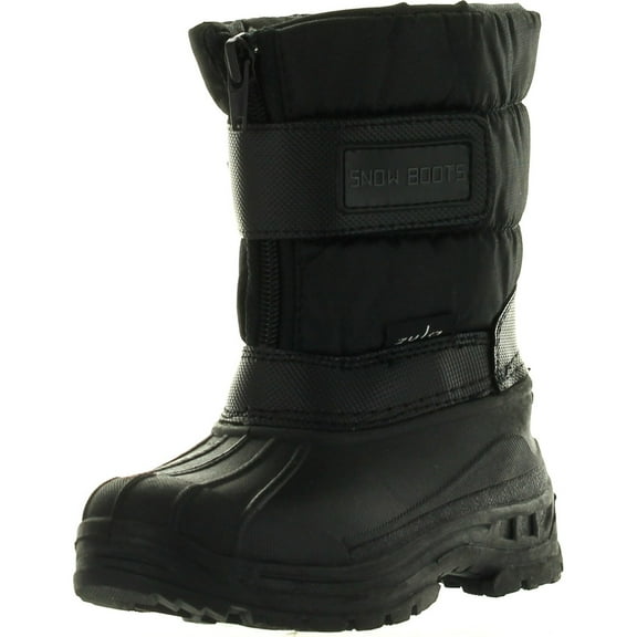 Static Kids Boys and Girls BHD-11 Cute Waterproof Winter Kids Snow Boots Adjustable Closure