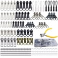 thumbnail image 1 of Kit de reparación de cremalleras ZOMETUO de 254 piezas, set universal, 1 of 6