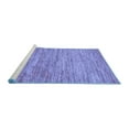 thumbnail image 2 of Ahgly Company Machine Washable Indoor Rectangle Abstract Blue Modern Area Rugs, 6' x 9', 2 of 4