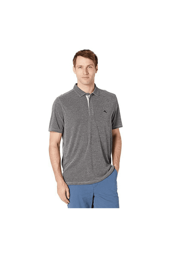 Men Paradisco Cove Classic Fit, Short Sleeve Polo, Coal, S