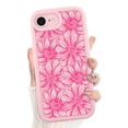 thumbnail image 1 of Funda de teléfono MZELQ para iPhone 16E de silicona, color rosa girasol, 1 of 6