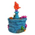 thumbnail image 4 of Mermaid Mergirl Ariel Sitting On Rock By Corals Mini Decorative Box Figurine, 4 of 6