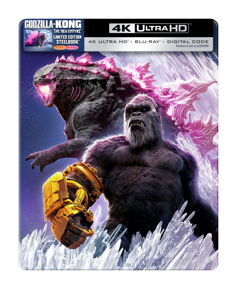 Godzilla X Kong: The New Empire (Steelbook) (Walmart Exclusive) (4K Ultra HD + Blu-ray + Digital Copy), Warner Bros., Action & Adventure - image 2 of 7