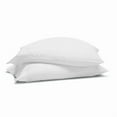 thumbnail image 3 of Superior Carmen 100% Cotton Relaxed Wash Pillowcases, Set of 2, King Size, White, 3 of 7