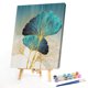 thumbnail image 2 of Flores de pintura digital pintadas por números en lienzo decoración de pared M158 Likrtyny Arte deco, 2 of 9