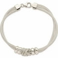 thumbnail image 3 of Sterling Silver Polished Knot Bracelet Made In Italy -Jewelry By Sweet Pea, 3 of 6