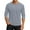 9# Gray, variant on 3/4 Sleeve Shirts for Men Solid Color Crew Neck Baseball T-Shirts Casual Loose Fit Three Quarter Sleeve Tees Beige M