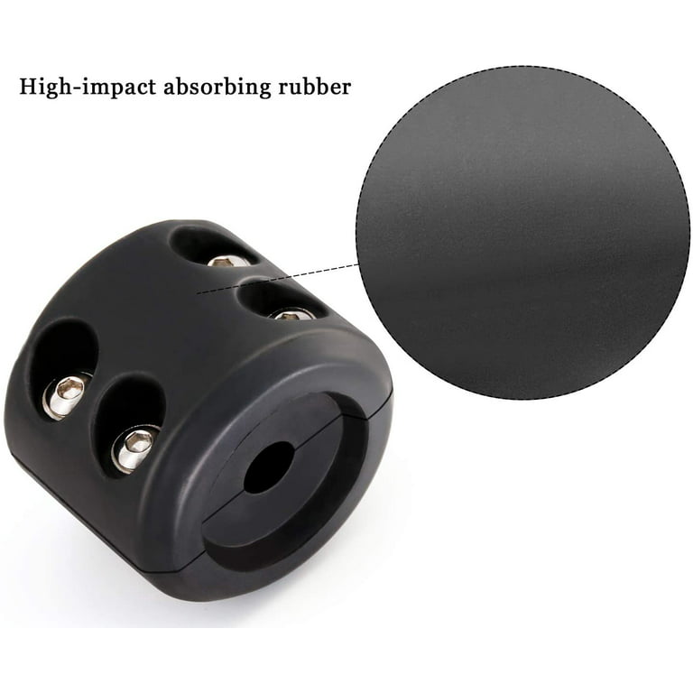 Black Winch Cable Hook Stopper with Allen Wrench for ATV & UTV Winches