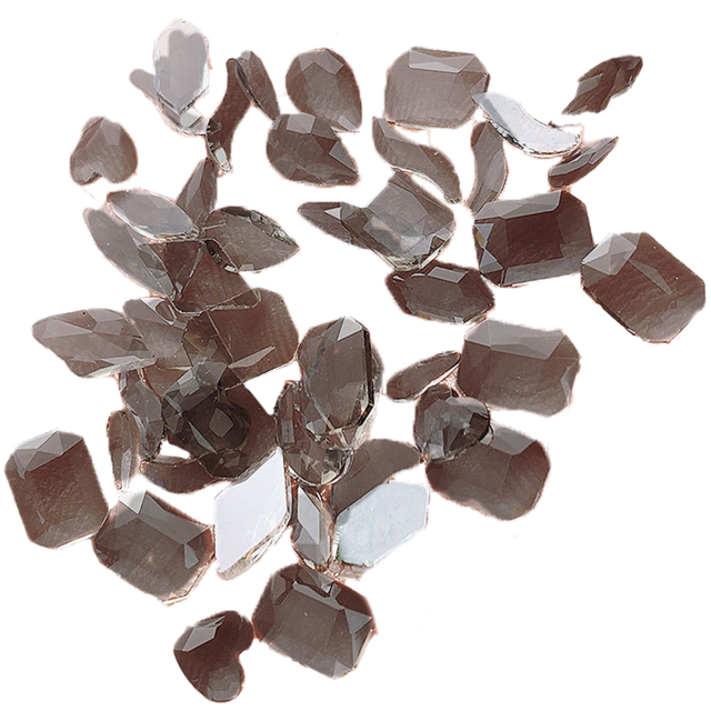 Varios cristales de uñas planas, pedrería en forma de diamante para el diseño de uñas. Adepaton Uñas Postizas y Decoración